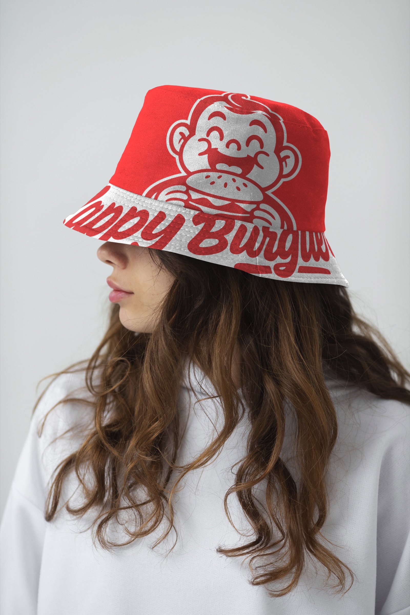 Bucket hat com a identidade Zappy Burguer